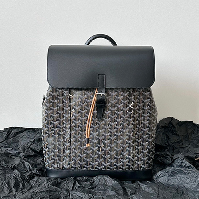 goyard alpin mm flap large capacity practical commuting backpack bag